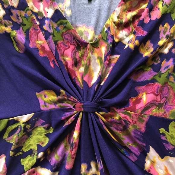 Daisy Fuentes Floral Top, Sz PL - Picture 3 of 6